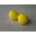 OEM Custom Elastic Colorful 6mm Globe Silicone Rubber Bead Ball Without Hole